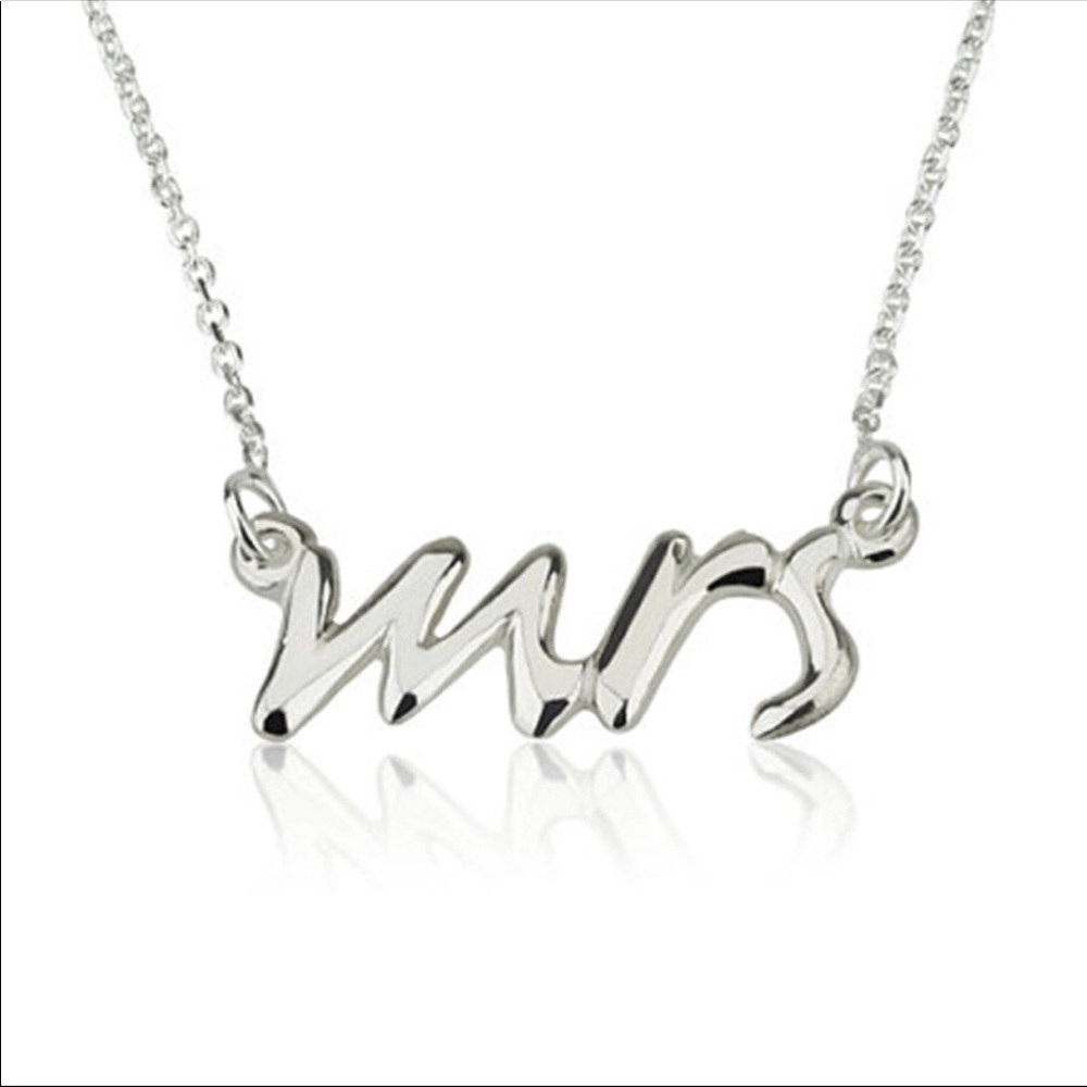 “Mrs” wedding chain Necklace ***CLOSEOUT SALE***